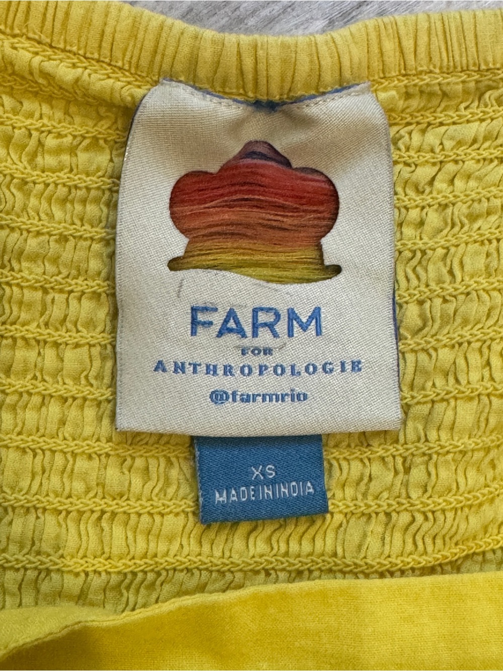 FARM Rio Yellow Maxi Dress with Ruffle Sleeves & Bow Front - Picture 6 of 10